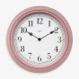 Acctim Devonshire Dusty Rose Pink Wall Clock 22714