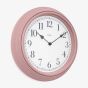 Acctim Devonshire Dusty Rose Pink Wall Clock 22714