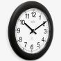 Acctim Formia Black Round Wall Clock 74413