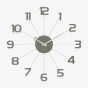 Acctim Astraea Grey & Silver Wall Clock 29027