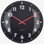 Nextime Domo 50 Domed Glass Black Wall Clock NT107