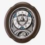 Seiko Wooden Melodies In Motion Skeleton Dial Wall Clock QXM609N