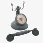 Hometime Old Fashioned Telephone Mantel Clock W2756