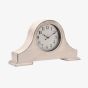 Hometime Vintage Style White Mantel Clock W3017