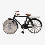 WM Widdop Miniature Pedal Bike Mantel Clock 9604