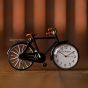 WM Widdop Miniature Pedal Bike Mantel Clock 9604