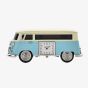 WM Widdop Miniature Blue Campervan Clock 9710BL