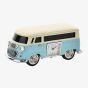 WM Widdop Miniature Blue Campervan Clock 9710BL
