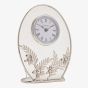 Sophia Silver Daisy Mantel Clock SP3505CK