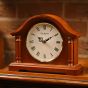 WM Widdop Walnut Wooden Mantel Clock W2651W