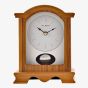 WM Widdop Oak Effect Pendulum Mantel Clock W2605OAK