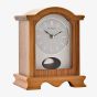 WM Widdop Oak Effect Pendulum Mantel Clock W2605OAK