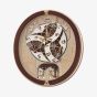 Seiko Clocks Brown Melody In Motion Musical Wall Clock QXM291B