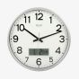 Rhythm Silver Date Display Clock CFG706NR19