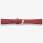 Darlena Henley Burgundy Gold Buckle Leather Watch Strap LS1301 PLUM Y