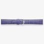 Darlena Lulworth Purple Leather Silver Buckle Watch Strap 1209