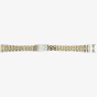 Darlena Two Tone Centre Clasp 14mm Bracelet Watch Strap WB88563/14
