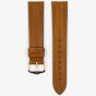 HIRSCH Camelgrain Long Honey Brown Leather Watch Strap 01009010-1