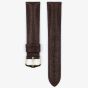 HIRSCH Camelgrain Medium Brown Leather Watch Strap 01009115-1