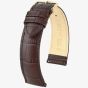 HIRSCH Duke Long Brown Leather Watch Strap 01028010-1