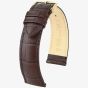 HIRSCH Duke Medium Brown Leather Watch Strap 01028110-1