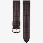 HIRSCH Duke Medium Brown Leather Watch Strap 01028110-1