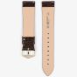 HIRSCH Lizard Medium Brown Leather Watch Strap 01766110-1