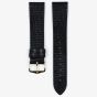HIRSCH Lizard Medium Black Leather Watch Strap 01766150-1