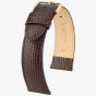 HIRSCH Rainbow Medium Brown Leather Watch Strap 12302610-1