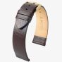 HIRSCH Diamond Calf Medium Brown Leather Watch Strap 14100210-1