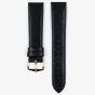 HIRSCH Osiris Medium Black Leather Watch Strap 03475150-1