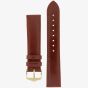 HIRSCH OSIRIS Medium Mid Brown Calf Leather Watch Strap 034 75 1 15-1