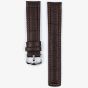 HIRSCH Grand Duke Long Brown Leather Watch Strap 02528010-2