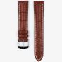HIRSCH Modena Long Golden Brown Leather Watch Strap 10302870-2