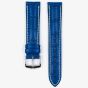 HIRSCH Modena Long Royal Blue Leather Watch Strap 10302885-2