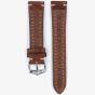 HIRSCH Liberty Long Brown Leather Watch Strap 10900210-2