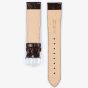 HIRSCH Crocograin Long Brown Leather Watch Strap 12322810-2