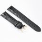 Hirsch Black Crocodile Leather 18mm Watch Strap 18920850-1-18