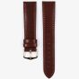 HIRSCH Osiris Long Brown Leather Watch Strap 03475010-1