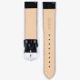 HIRSCH Crocograin Long Black Leather Watch Strap 12322850-2