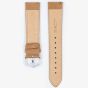 HIRSCH Osiris Long Beige Leather Watch Strap 03433090-2