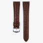 HIRSCH Aristocrat Long Brown Leather Watch Strap 03828010-2