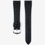 HIRSCH Aristocrat Long Black Leather Watch Strap 03828050-2