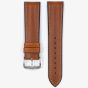 HIRSCH James Long Golden Brown Leather and Rubber Watch Strap 0925002070-2