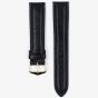 HIRSCH Ascot Long Black Leather Watch Strap 01575050-1