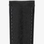 HIRSCH CAMELGRAIN Long No Alllergy Black Leather Watch Strap 010 09 0 50-2