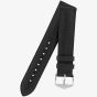 HIRSCH CAMELGRAIN Long No Alllergy Black Leather Watch Strap 010 09 0 50-2