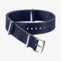 OMEGA Polyamide Blue & Grey Bordered Nato Watch Strap 031CWZ007885
