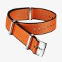 OMEGA Polyamide Orange & Black Bordered Nato Watch Strap 031CWZ010650