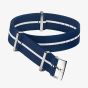 OMEGA Polyamide Blue With White Stripe Nato Watch Strap 031CWZ014677